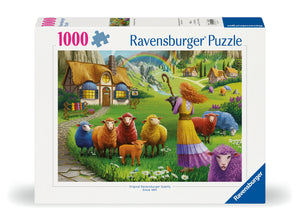 The Happy Sheep Yarn Shop | Ravensburger | 1000 Pieces | Jigsaw Puzzle