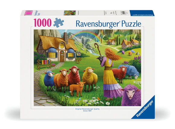 The Happy Sheep Yarn Shop | Ravensburger | 1000 Pieces | Jigsaw Puzzle