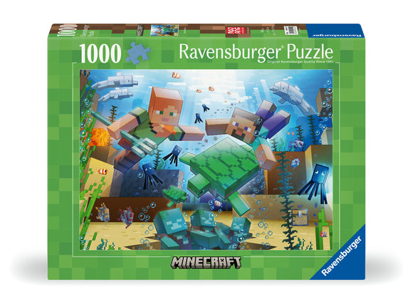 Minecraft Mosaic | Ravensburger | 1000 Pieces | Jigsaw Puzzle