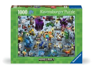Minecraft Challenge | Minecraft | Ravensburger | 1000 Pieces | Jigsaw Puzzle