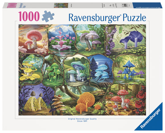 Beautiful Mushrooms | Ravensburger | 1000 Pieces | Jigsaw Puzzle