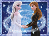 The Sisters Anna And Elsa | Stare Line | Ravensburger | 500 Pieces | Jigsaw Puzzle | Glow In The Dark