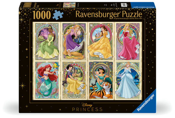 Disney Art Nouveau Princesses | Disney | Ravensburger | 1000 Pieces | Jigsaw Puzzle