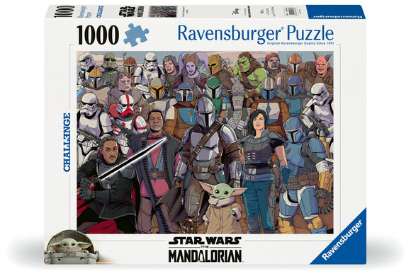 Mandolorian Challenge | Star Wars | Ravensburger | 1000 Pieces | Jigsaw Puzzle