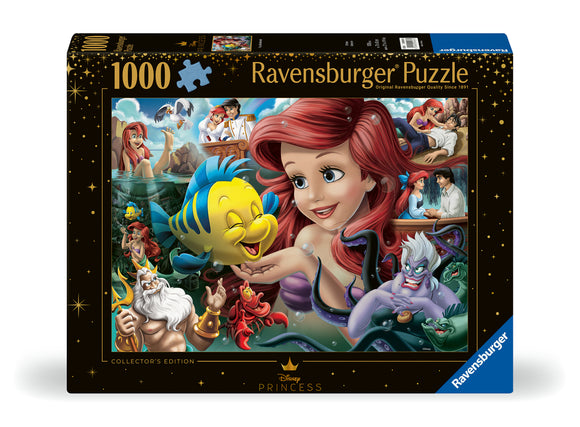 Ariel | Disney Princess Collector's Edition | Ravensburger | 1000 Pieces | Jigsaw Puzzle