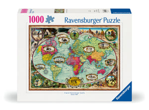 Bicycle Ride Around the World | Ravensburger | 1000 Pieces | Jigsaw Puzzle