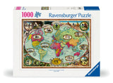 Bicycle Ride Around the World | Ravensburger | 1000 Pieces | Jigsaw Puzzle