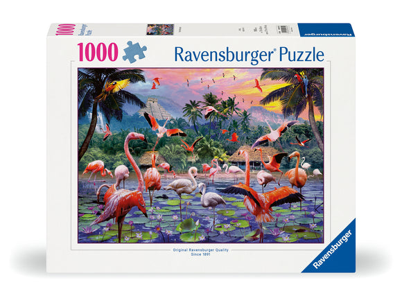 Pink Flamingos | Ravensburger | 1000 Pieces | Jigsaw Puzzle