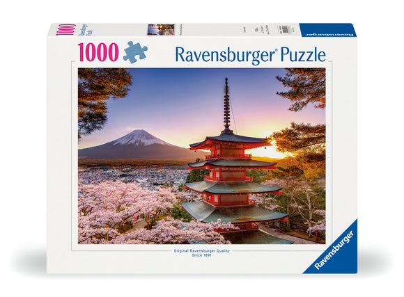 Mount Fuji Cherry Blossom View | Ravensburger | 1000 Pieces | Jigsaw Puzzle