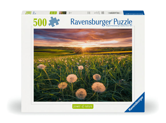 Dandelions at Sunset | Nature Edition No.20 | Ravensburger | 500 Pieces | Jigsaw Puzzle