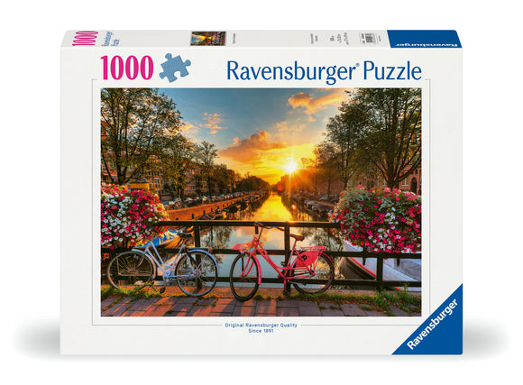 Bicycles in Amsterdam | Ravensburger | 1000 Pieces | Jigsaw Puzzle