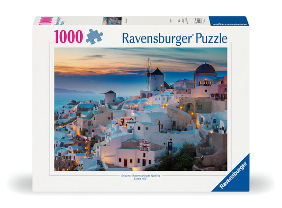 Evening in Santorini | Ravensburger | 1000 Pieces | Jigsaw Puzzle