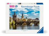 Prague View Of The Charles Bridge | Ravensburger | 1000 Pieces | Jigsaw Puzzle