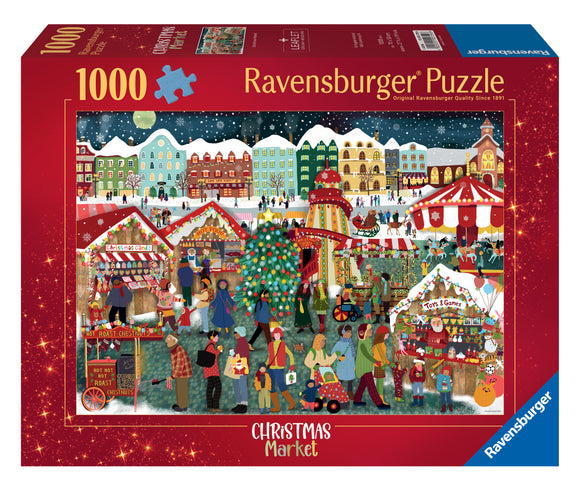 Christmas Market - Angela Holland | Ravensburger | 1000 Pieces | Jigsaw Puzzle