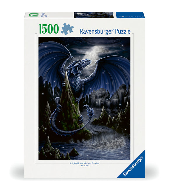 The Black and Blue Dragon | Ravensburger | 1500 Pieces | Jigsaw Puzzle