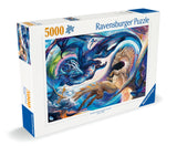 Dragon At Day And Night | Ravensburger | 5000 Pieces | Jigsaw Puzzle