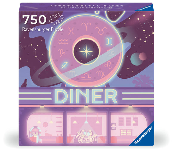 Astrological Diner | Art & Soul | Ravensburger | 750 Pieces | Jigsaw Puzzle