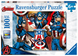 Captain America | Marvel | Ravensburger | 100 XXL Pieces | Jigsaw Puzzle