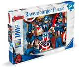 Captain America | Marvel | Ravensburger | 100 XXL Pieces | Jigsaw Puzzle