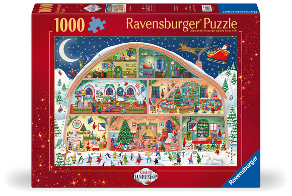 Santa's Workshop | Ravensburger | 1000 Pieces | Jigsaw Puzzle