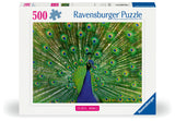 Peacock - Colourful Animals | Ravensburger | 500 Pieces | Jigsaw Puzzle