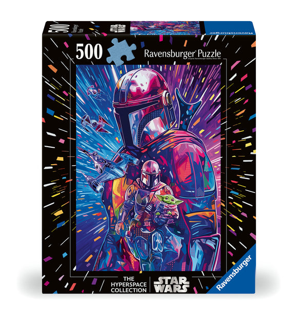 The Mandalorian The Hyperspace Collection | Star Wars | Ravensburger | 500 Extra Large Pieces | Jigsaw Puzzle