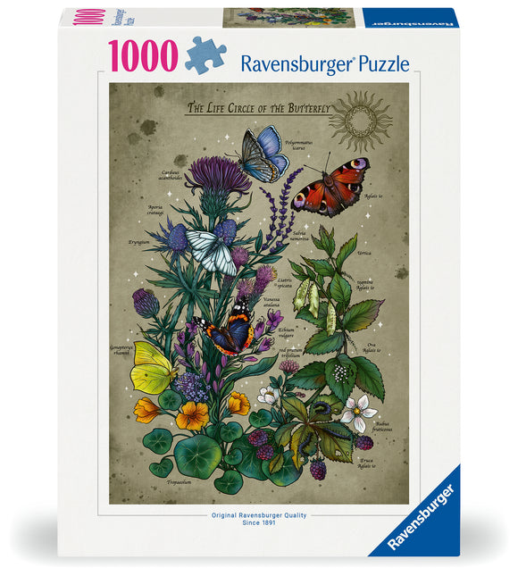 Lifecircle Butterfly | Ravensburger | 1000 Pieces | Jigsaw Puzzle