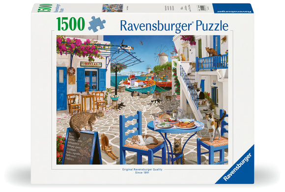 Cats of Mykonos | Ravensburger | 1500 Pieces | Jigsaw Puzzle