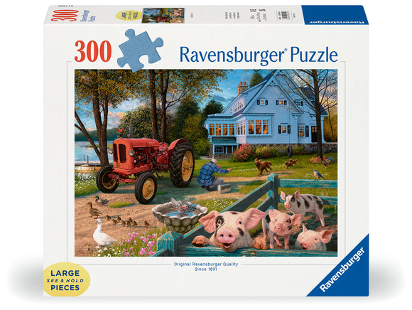 Country Life | Ravensburger | 300 Extra Large Pieces | Jigsaw Puzzle