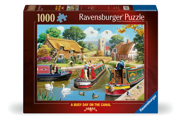 A Busy Day on the Canal | Ravensburger | 1000 Pieces | Jigsaw Puzzle