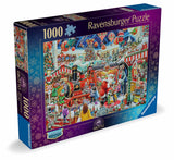 Santa's Steam Train Grotto | Ravensburger | 1000 Pieces | Jigsaw Puzzle