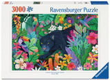Panther In The Blooming Jungle | Ravensburger | 3000 Pieces | Jigsaw Puzzle