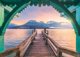 Romantic FootBridge At Lac D'Annecy | Beautiful Walkways | Ravensburger | 1000 Pieces | Jigsaw Puzzle