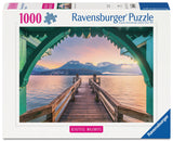 Romantic FootBridge At Lac D'Annecy | Beautiful Walkways | Ravensburger | 1000 Pieces | Jigsaw Puzzle