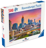 Atlanta Skyline At Dusk | USAJPA | Ravensburger | 500 Pieces | Jigsaw Puzzle