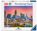 Atlanta Skyline At Dusk | USAJPA | Ravensburger | 500 Pieces | Jigsaw Puzzle