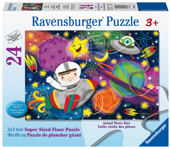 Ravensburger | Space Rocket | 24 Super Sized Pieces | Jigsaw Puzzle