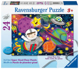 Space Rocket | Ravensburger | 24 Super Sized Pieces | Jigsaw Puzzle