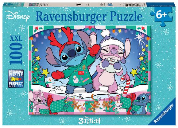 Stitch Christmas | Disney | Ravensburger | 100 XXL Pieces | Jigsaw Puzzle