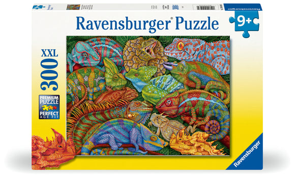 Riveting Reptiles | Ravensburger | 300 XXL Pieces | Jigsaw Puzzle