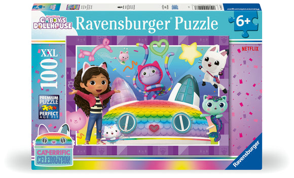 Gabby's Dollhouse | Ravensburger | 100 XXL Pieces | Jigsaw Puzzle