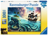 Octopus Treasure | Ravensburger | 100 XXL Pieces | Jigsaw Puzzle