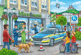 Police At Work | Ravensburger | 2 x 24 Pieces | Jigsaw Puzzle