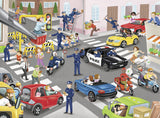 Police On Patrol | Ravensburger | 100 XXL Pieces | Jigsaw Puzzle