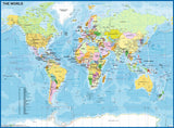 Map Of The World | Ravensburger | 200 XXL Pieces | Jigsaw Puzzle