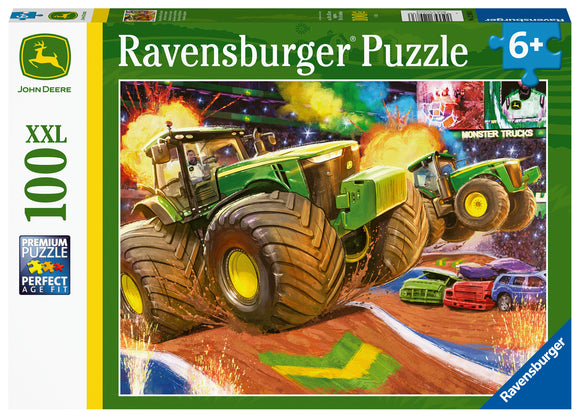 Big Wheels - John Deere | Ravensburger | 100 XXL Pieces | Jigsaw Puzzle