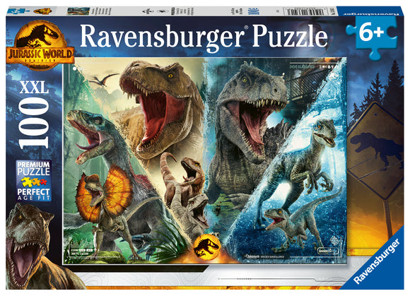 Ravensburger | Species Surveillance - Jurassic World Dominion | 100 XXL Pieces | Jigsaw Puzzle