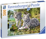 Ravensburger | White Cat | 500 Pieces | Jigsaw Puzzle
