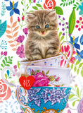 Kitten In A Cup | Ravensburger | 500 Pieces | Jigsaw Puzzle