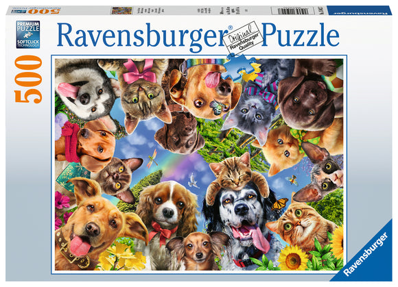 Ravensburger | Animal Selfie | 500 Pieces | Jigsaw Puzzle